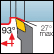 Exter. rhomb. 55°, att. 93°