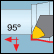 Inter. trigon, att. 95°